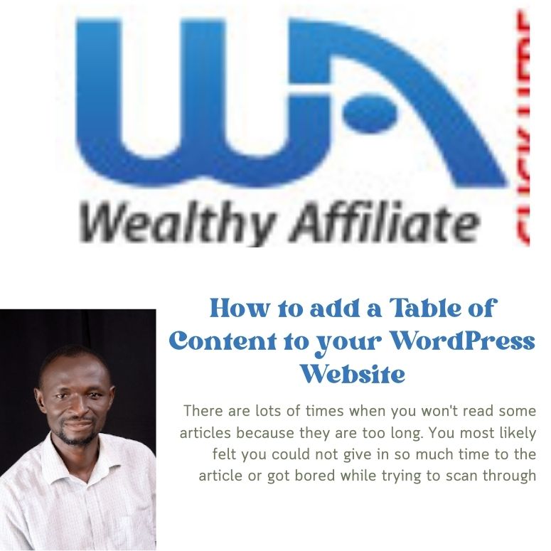 How To Add A Table Of Content