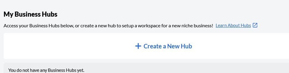 Wealthy Affiliate's Business Hubs Tool