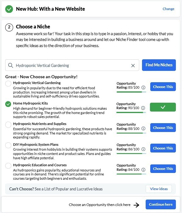 Wealthy Affiliates Business Hubs