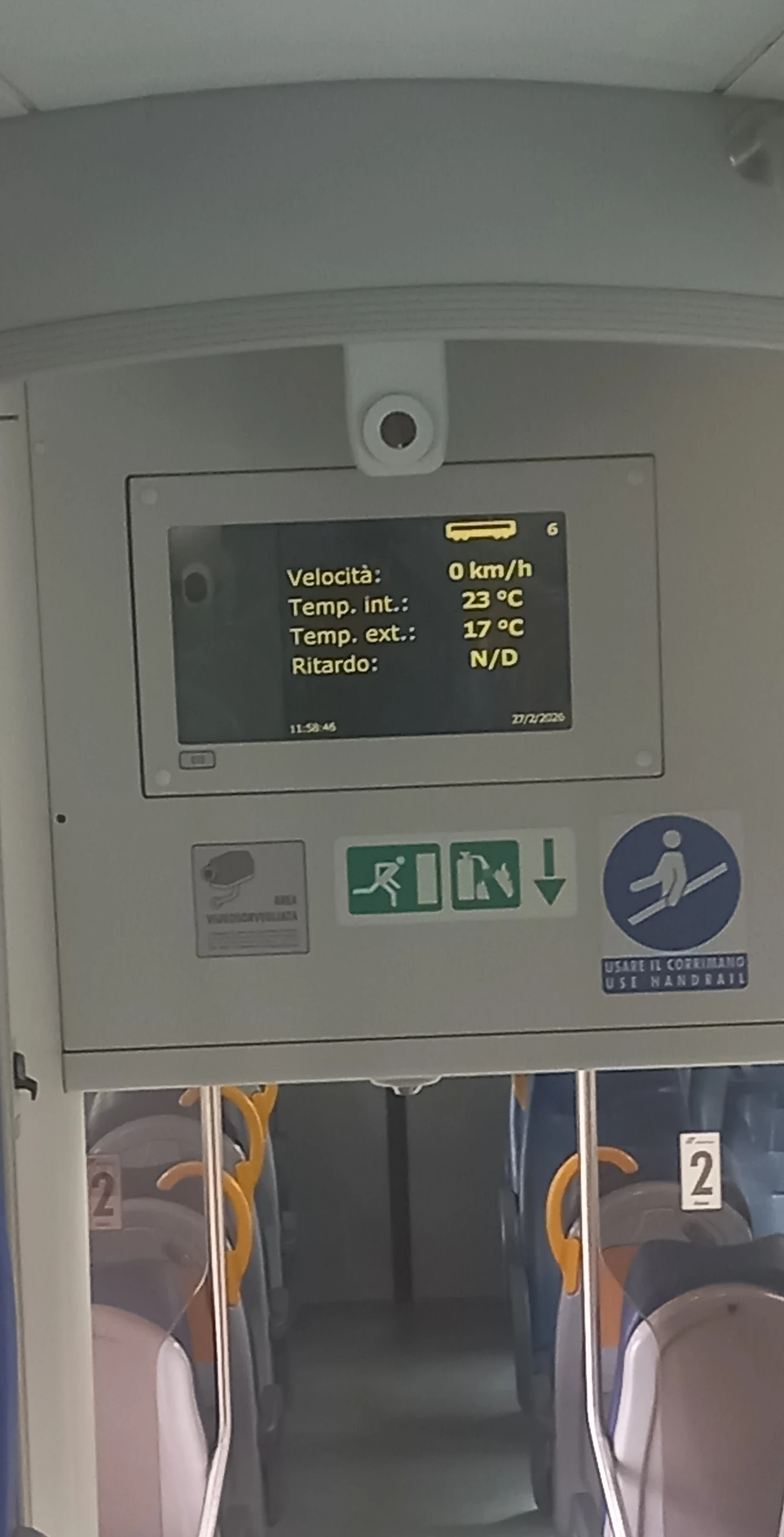 Catching the train to fco airport in rome