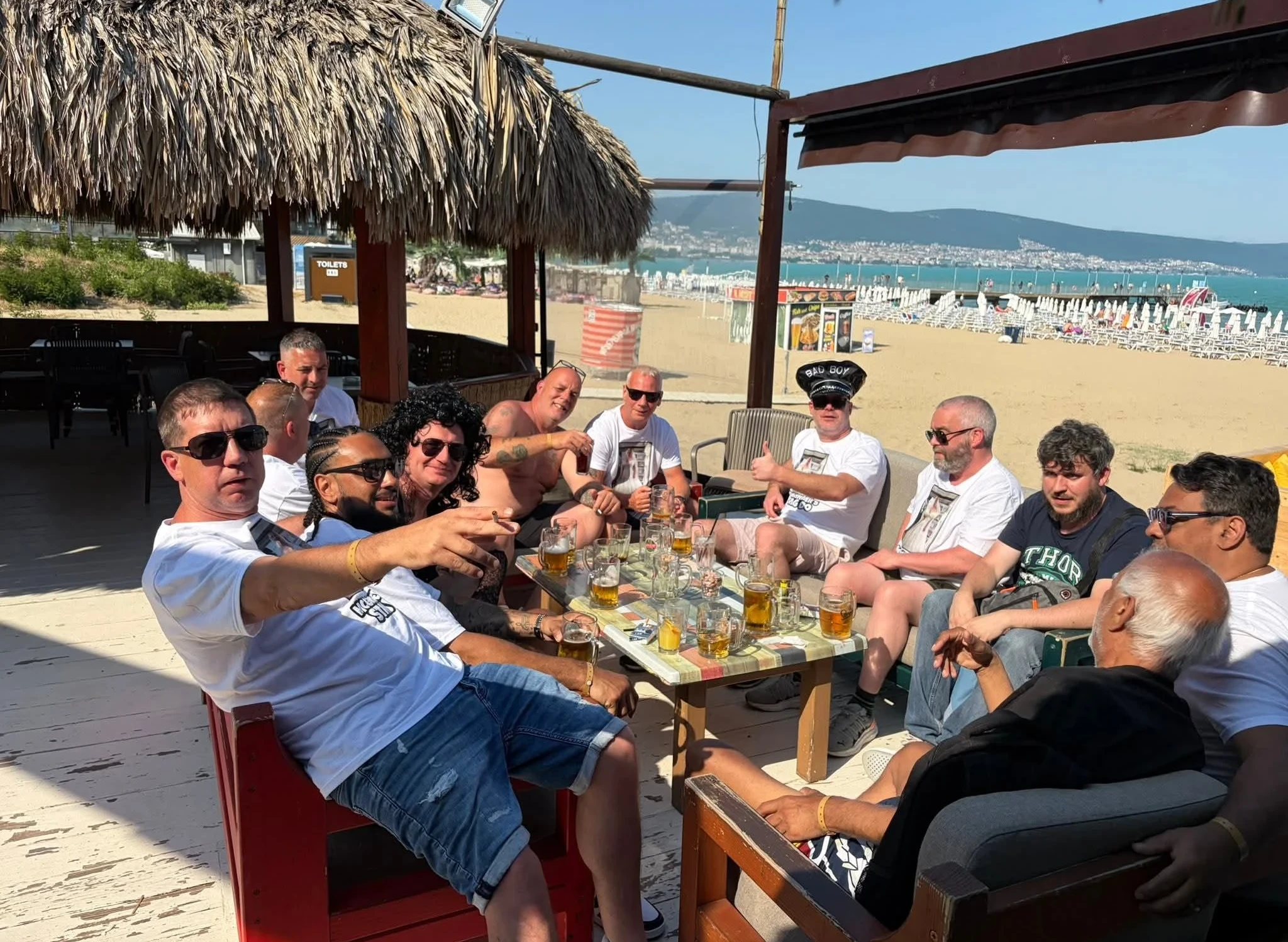 Getting drunk with the gremins at sunny beach burgas bulgaria