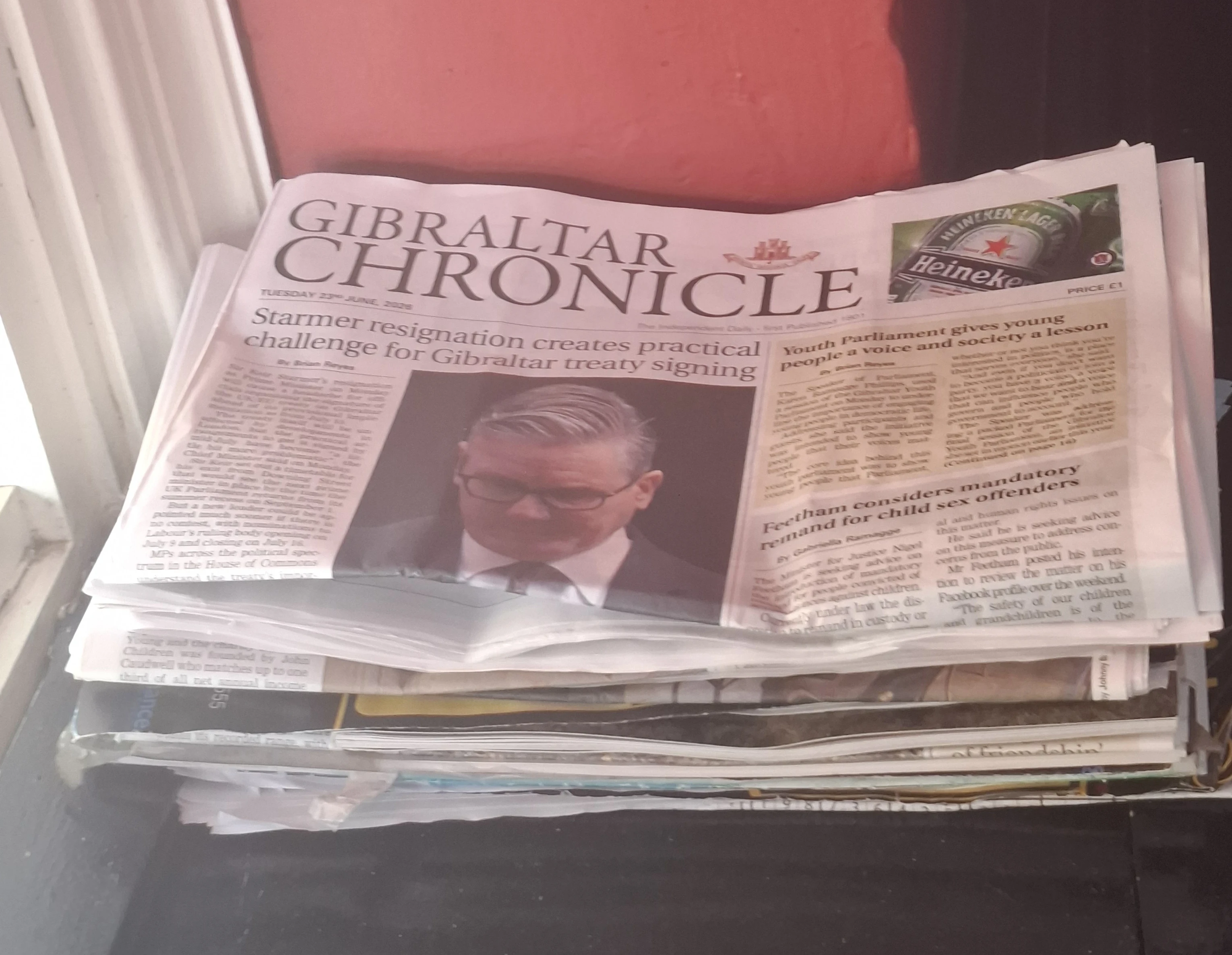 My last morning in gibraltar the gibraltar chronicle 2026