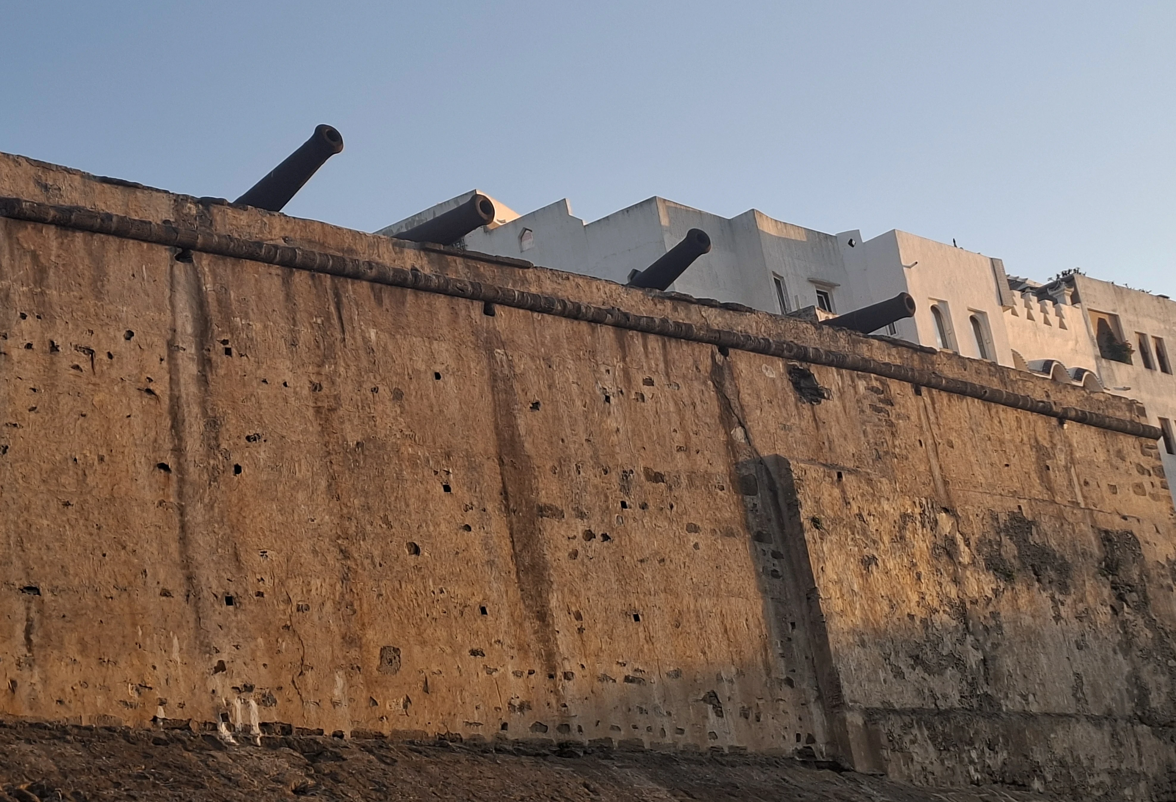 View from the side of Tangier fort Morocco taken in July 2026