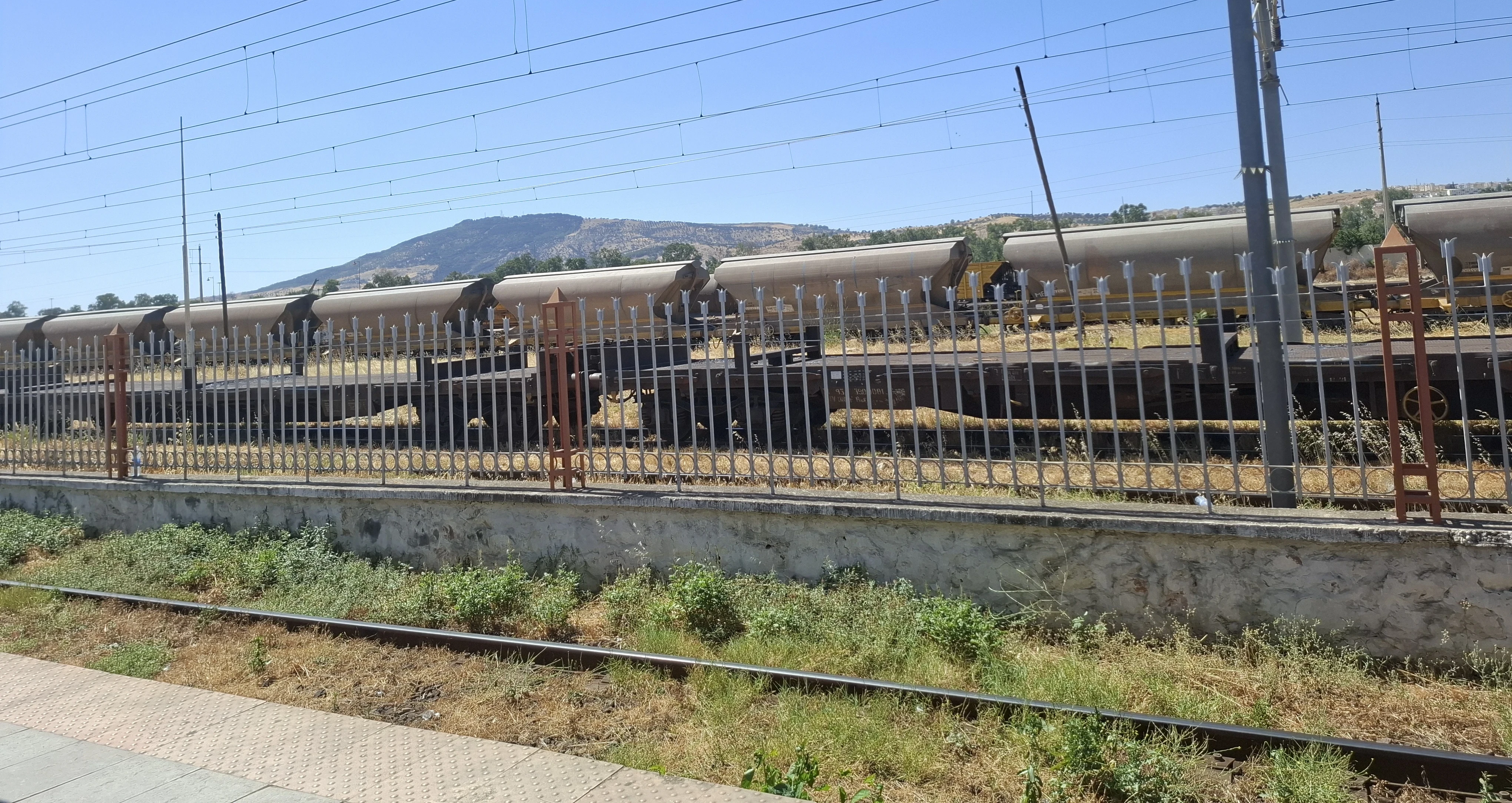 Catchting the train from Kenitra to Fez Morocco from train station July 2026