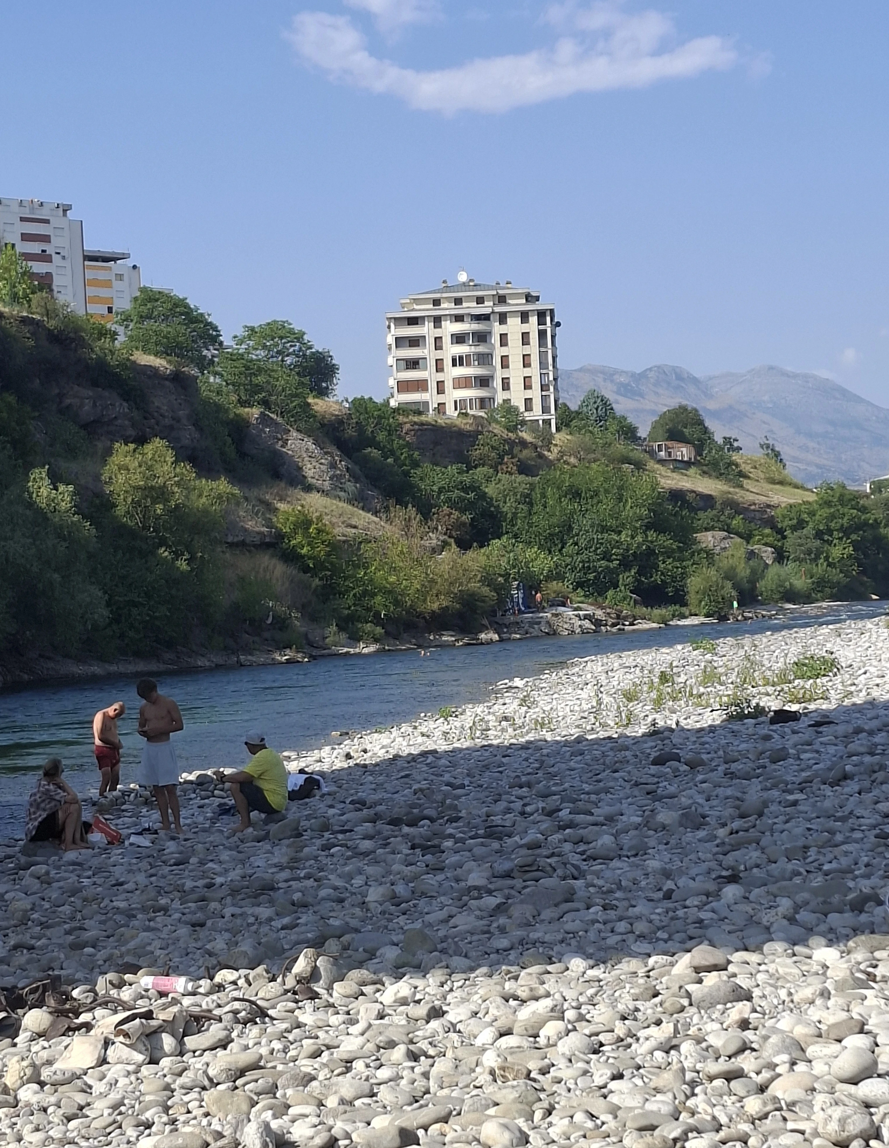 river beach in pogoricia montenegro photo taken august 2026