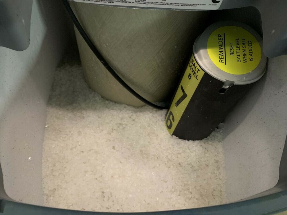 So far the salt is being used after new resin beads were put into our Ecowater ERR 3500 System