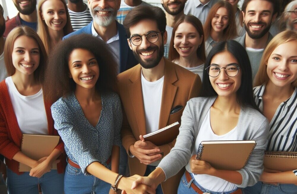 A Group of Happy People