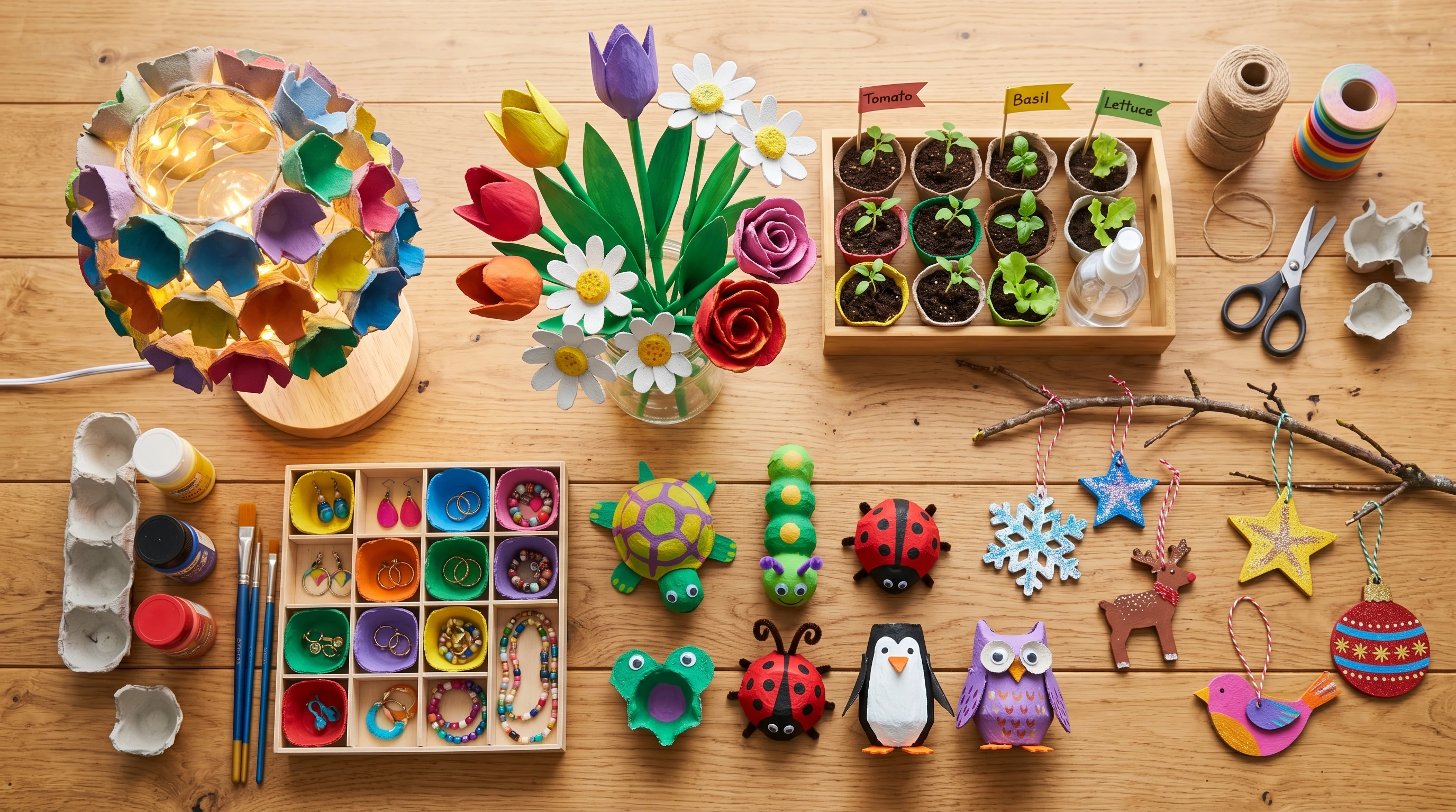 Creative Egg Carton DIY Projects