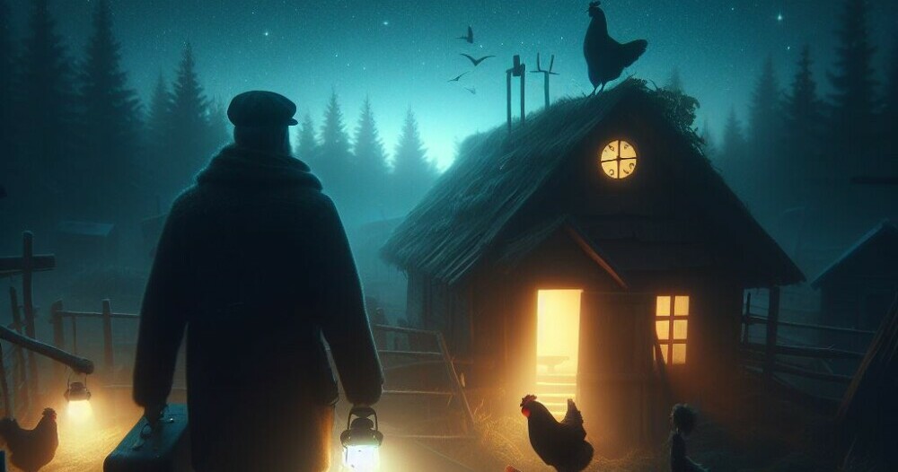 Heading to the chicken coop before daybreak - Chickenmethod.com