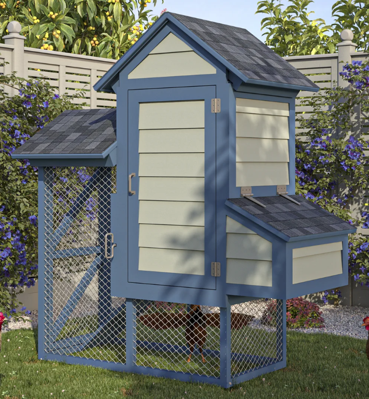 All-in-One City-Worth Chicken Coop Plans - Easy Coops