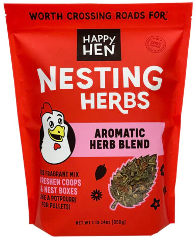 Happy Hen Treats Nesting Herbs -Chickenmethod.com
