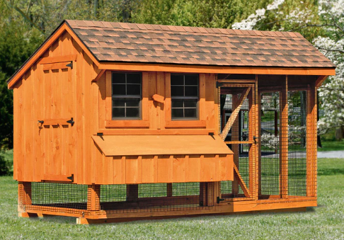 All-In-One 6x12 Chicken Coop Plus Run (up to 20 chickens) - Chickenmethod.com