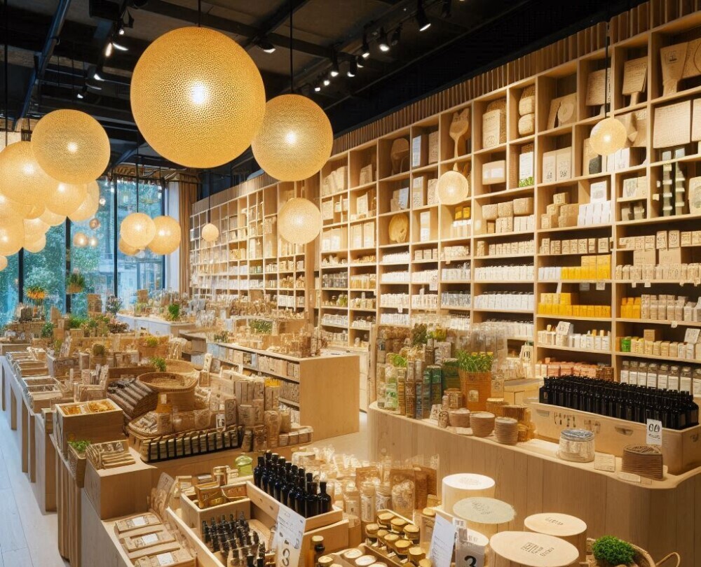 Inside a Sustainable Business Store