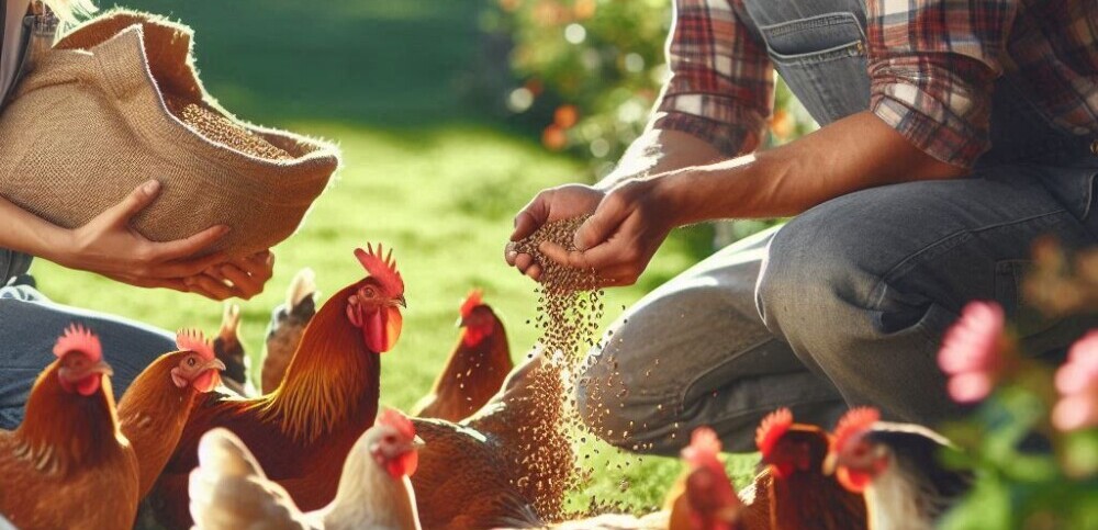 Feeding Chickens For Better Egg Yolks