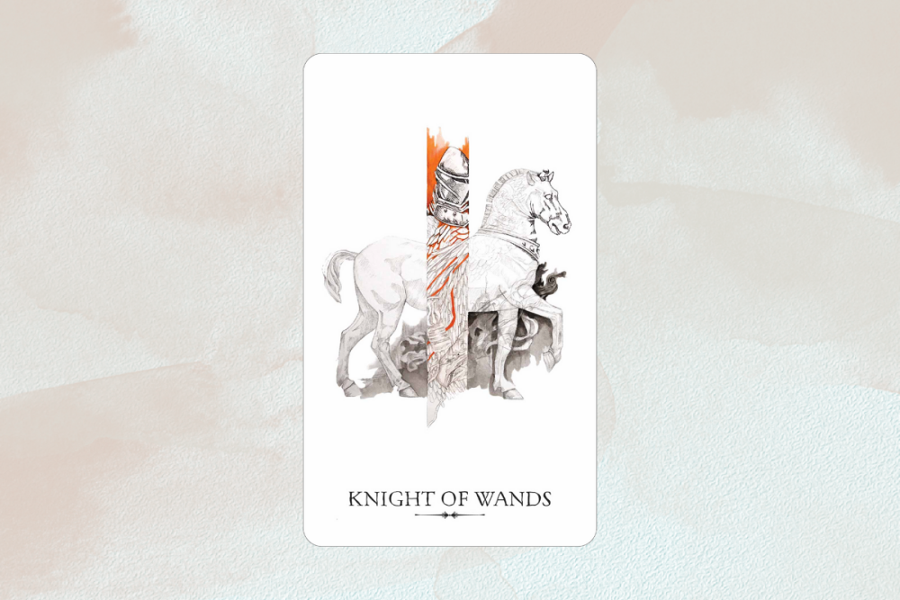 Change your life for success: The Knight of Wands tarot card