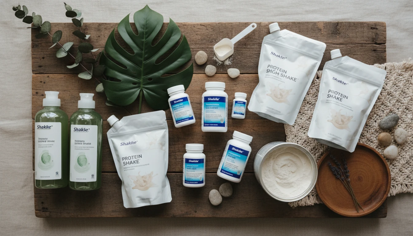 Eco-friendly Shaklee product packaging