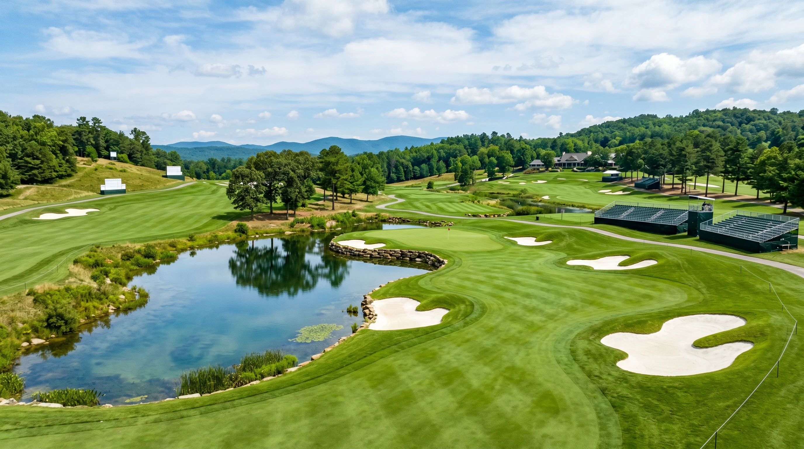 Epson Tour golf course landscape with fairways and greens