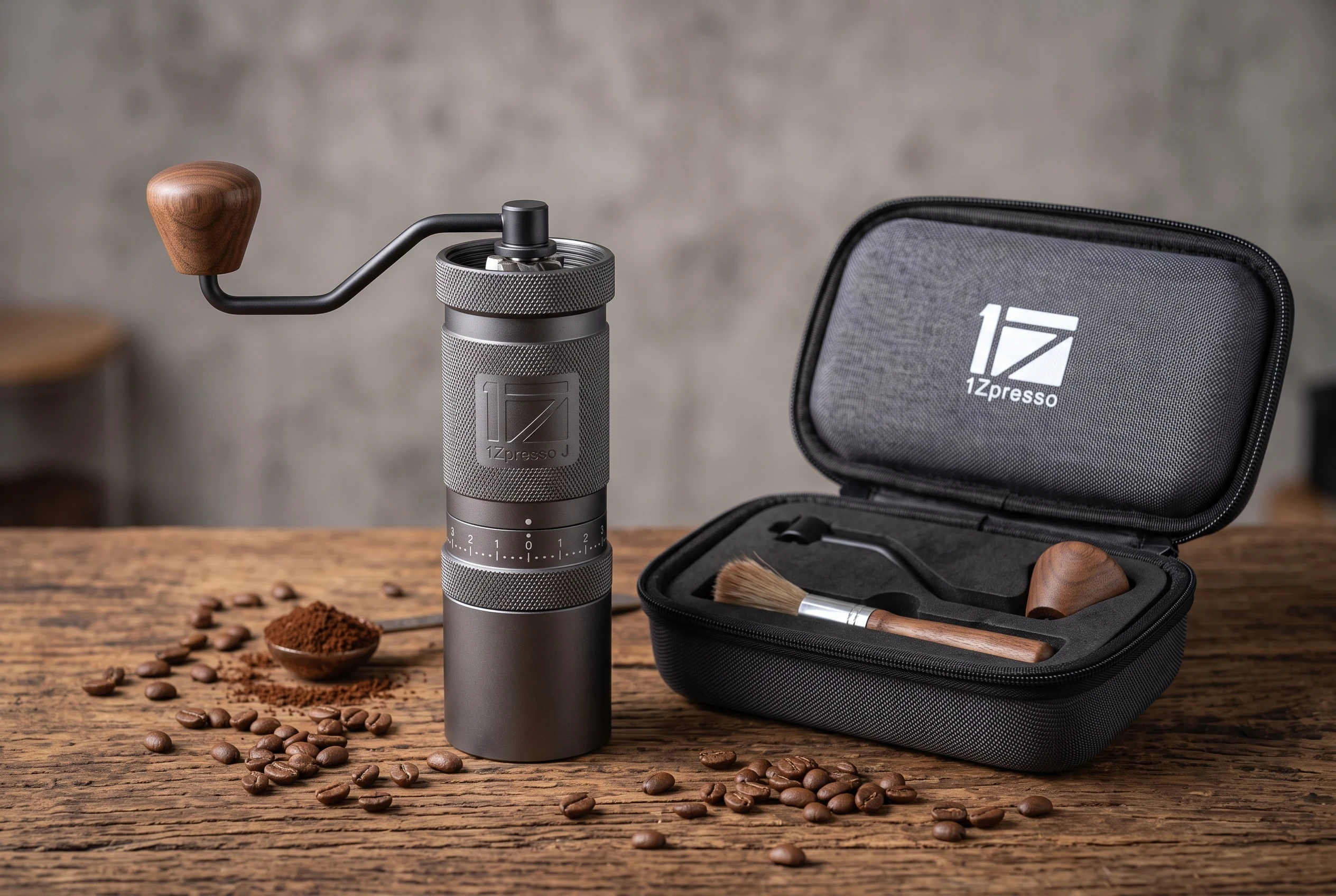 1Zpresso J Manual coffee grinder product shot- the best grinder for pour over coffee