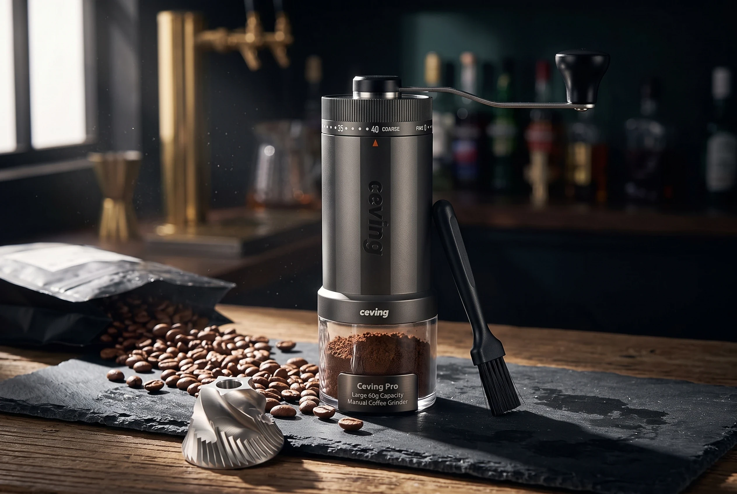 Ceving Pro Large 60g Capacity Manual Coffee Grinder