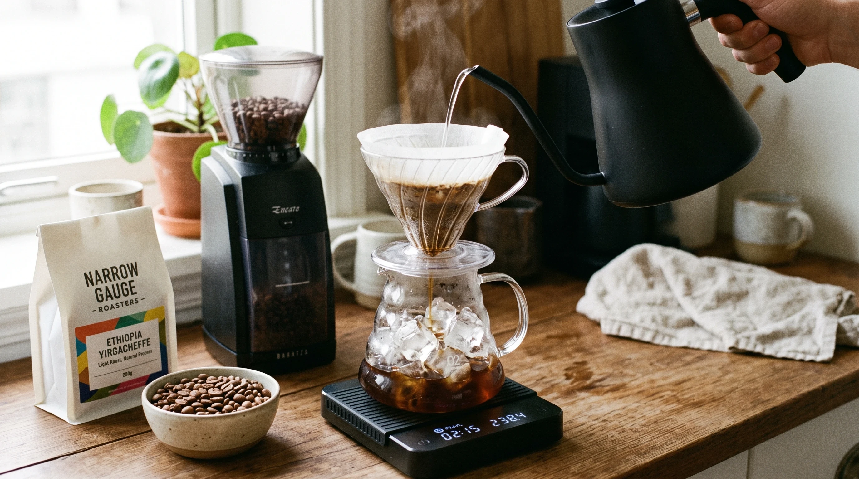 How to make iced pour over coffee