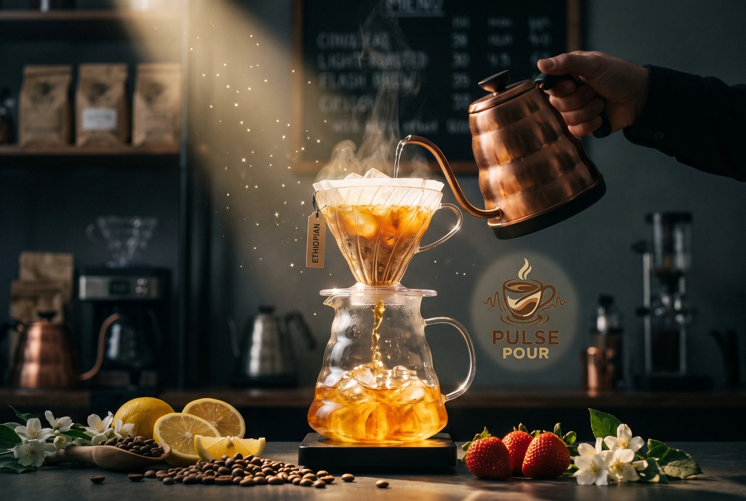 Flash brew concept image