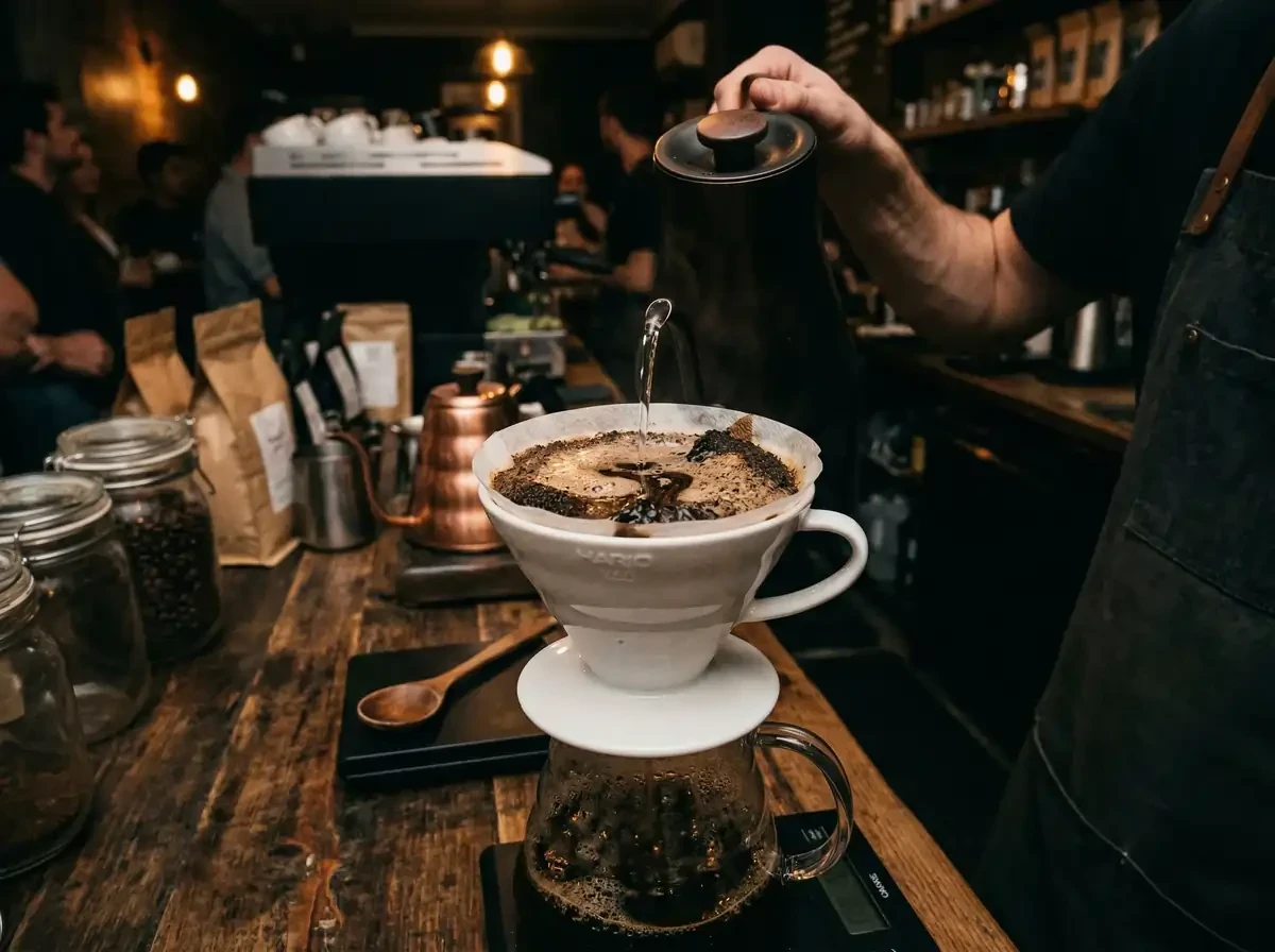 an uneven pour with dry spots