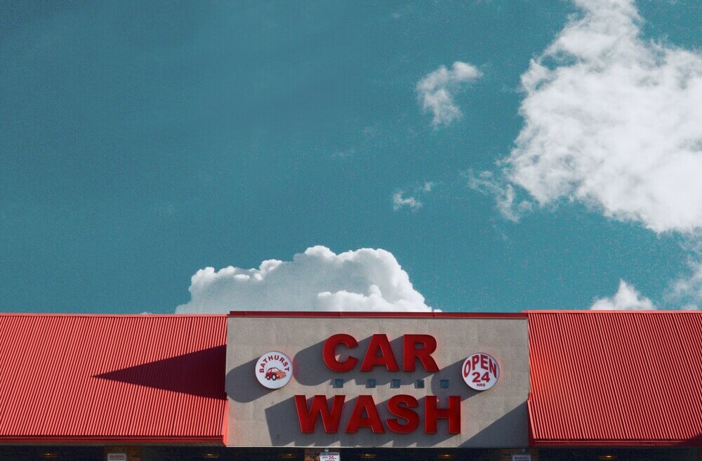 car wash sign