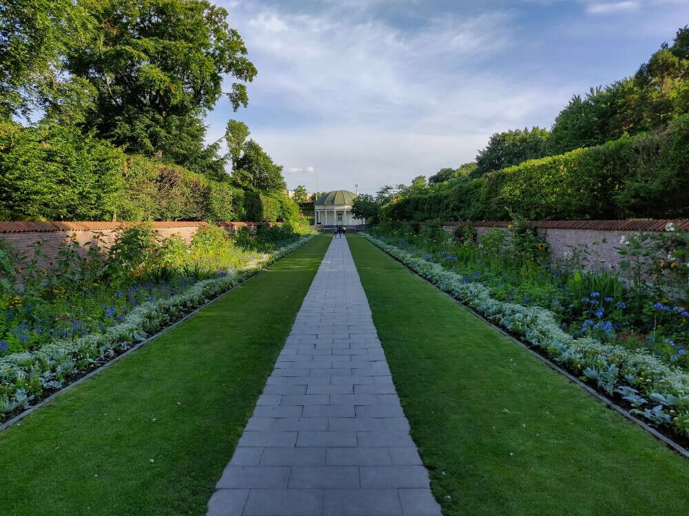 landscaped garden