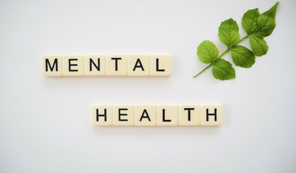 mental health written on blocks