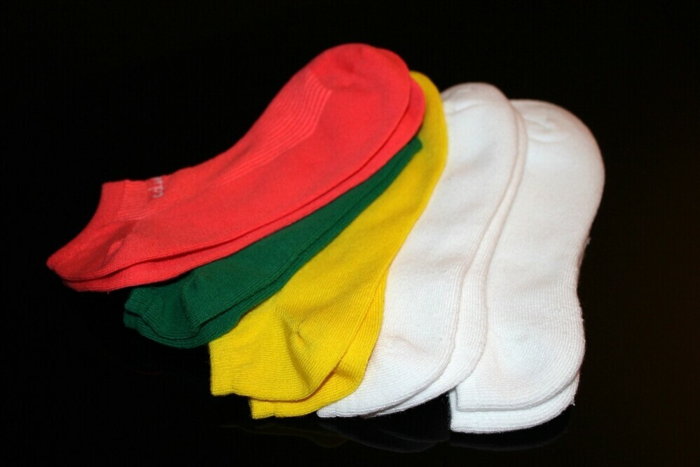 pairs of coloured socks