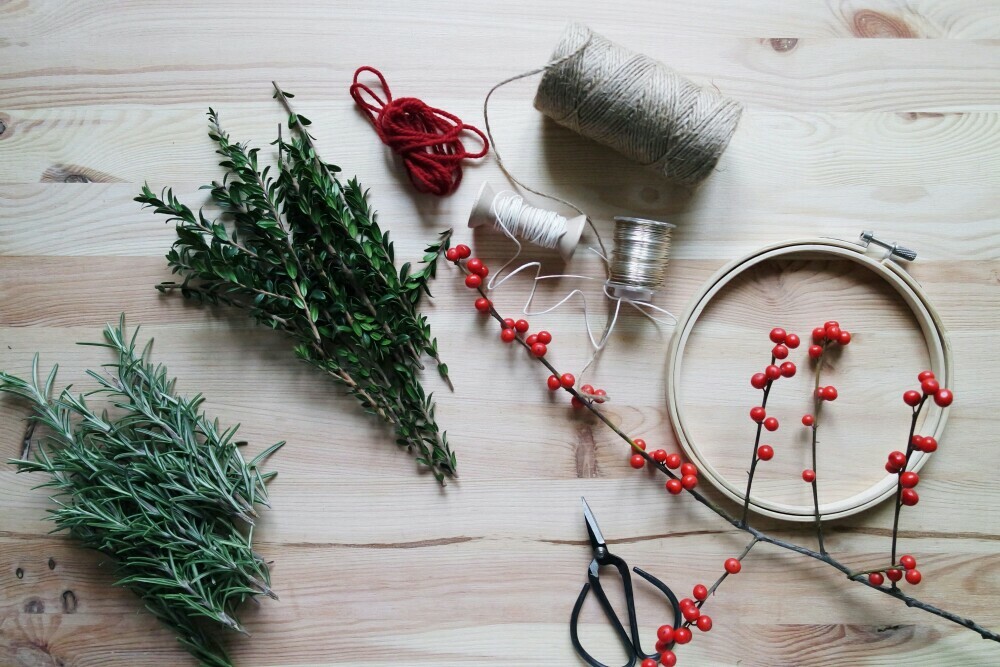 herbs and berries