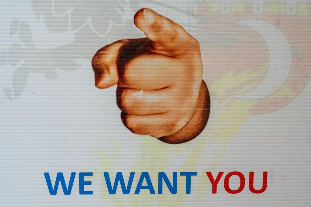 we want you poster