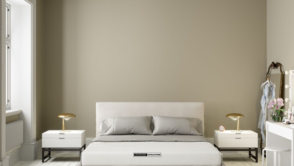 Peaceful bedroom setup for introverts