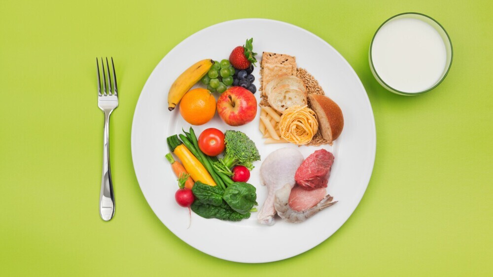 How to Deal with Anxiety When You Have ADHD - diet plate image