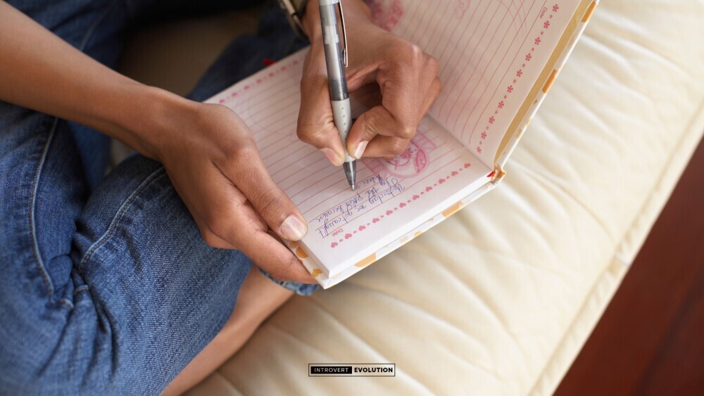 Open journal for morning reflection