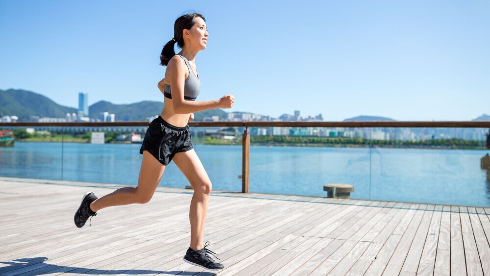 How to Deal with Anxiety When You Have ADHD - woman jogging image