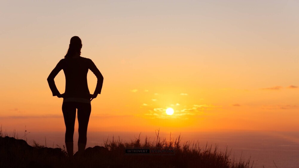 Confident person embracing progress and growth after building self-discipline with ADHD