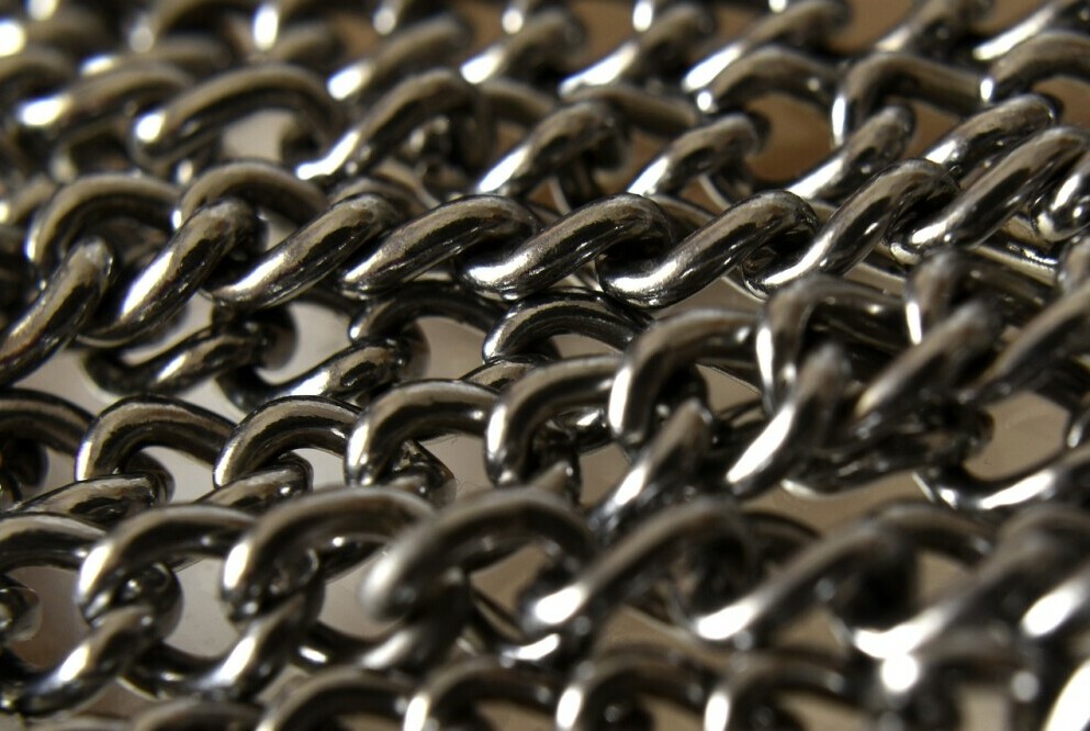 Many chain links