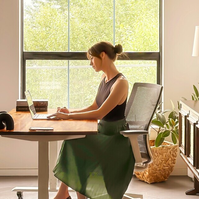 Creating. Comfortable home office