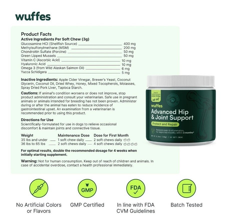 Wuffes Product Facts