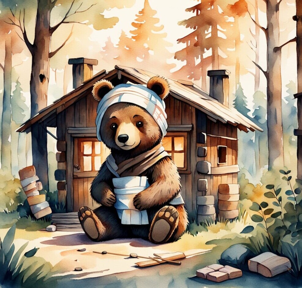 Little Bear at home