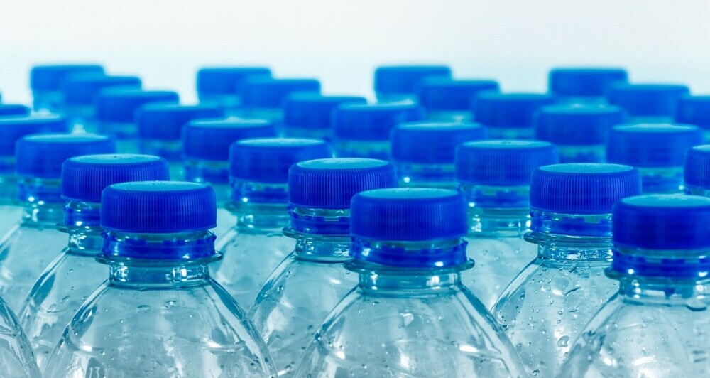 Image of plastic water bottles