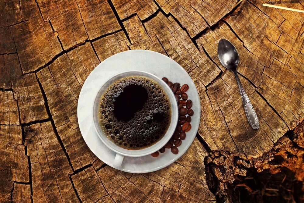 Image of a cup of coffee on a table