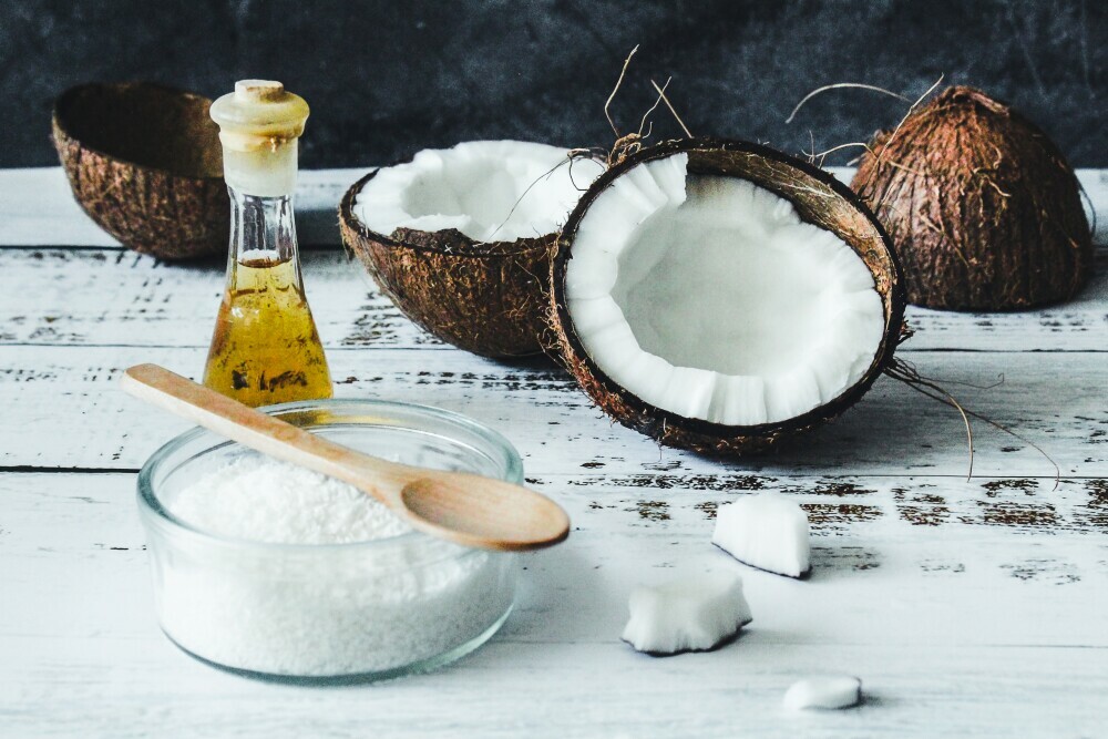 Image of coconuts, oil and butter