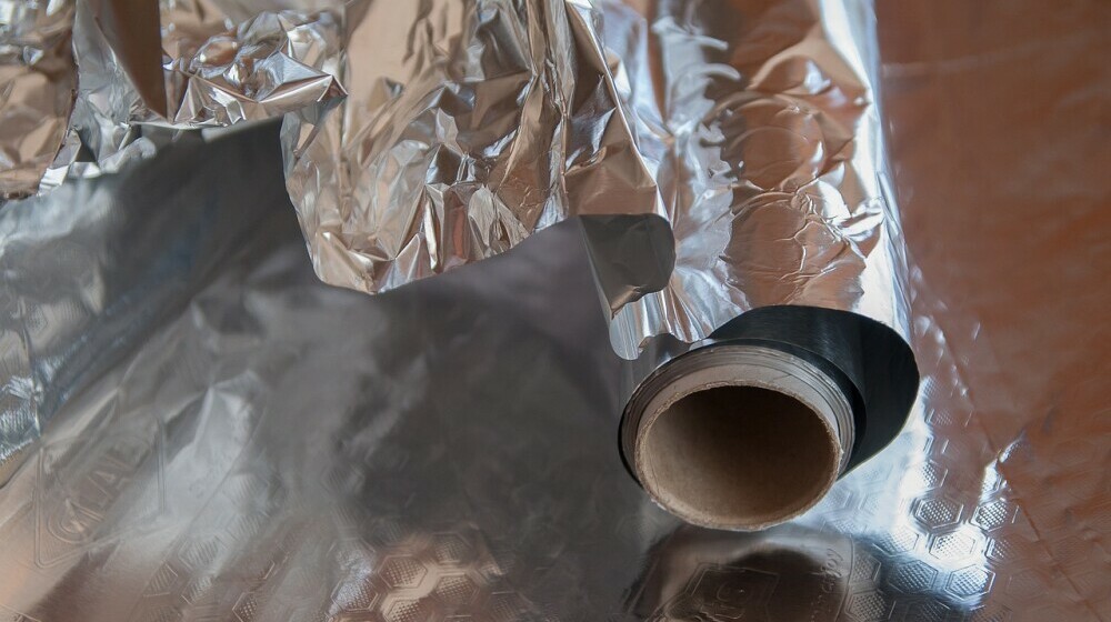 image of a roll of aluminum foil