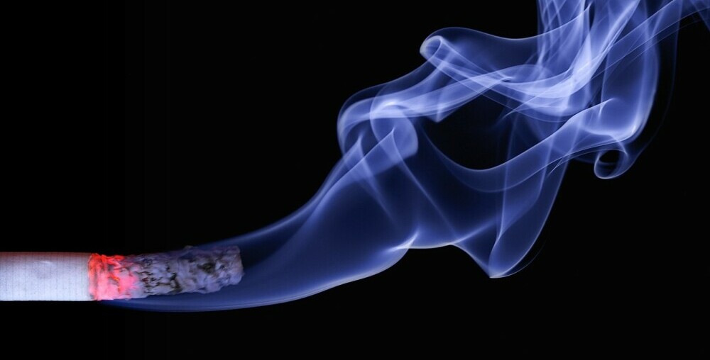 Image of a smoking cigarette 