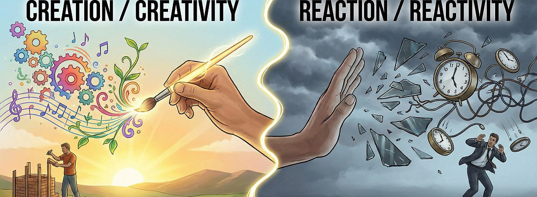 Creative Reactive Be Creative, Not Reactive (Why Most Online Businesses Stall Before They ...