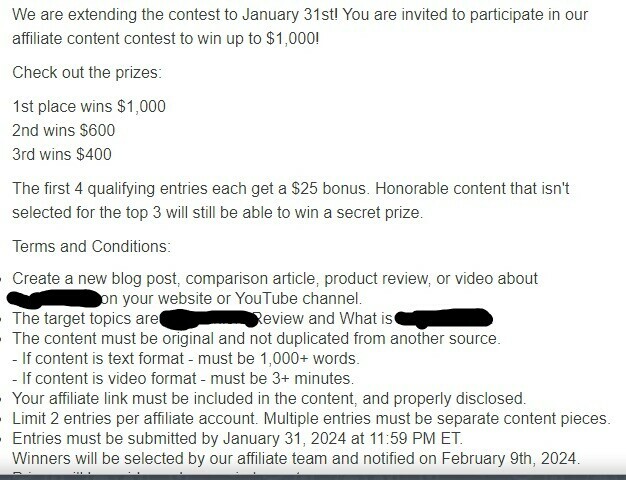 contest rules