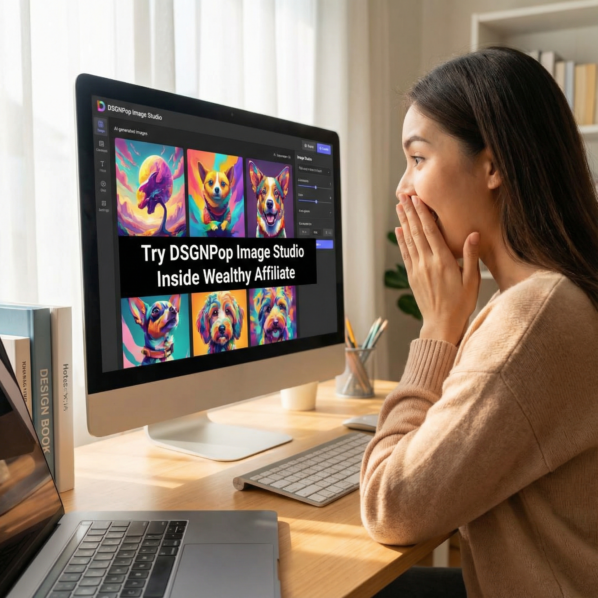 Try DSGNPop Image Studio Inside Wealthy Affiliate