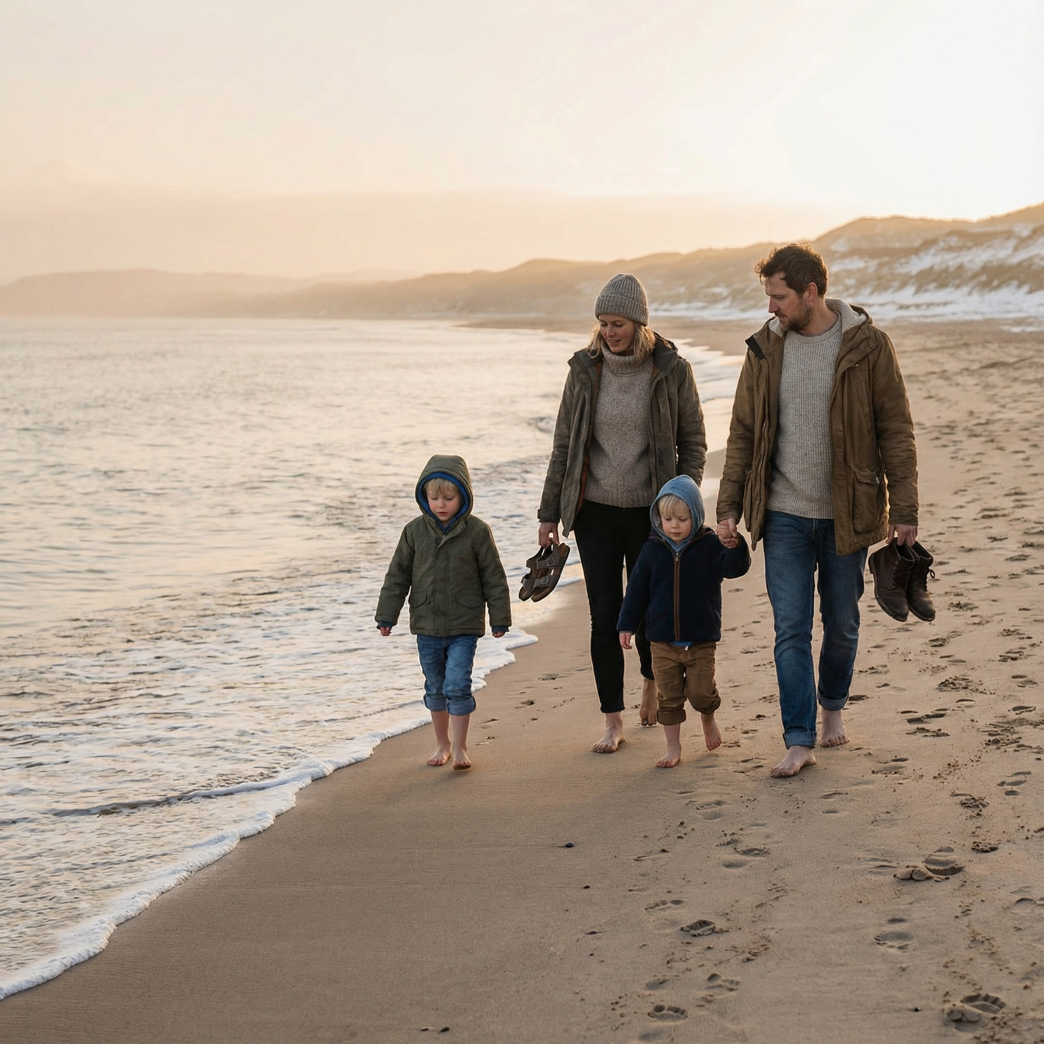 Warm weather winter break family getaway